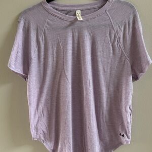 Under Armour Women's Lavender Short Sleeve Tee